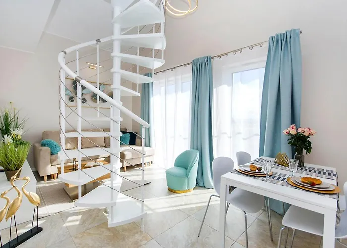 Sloneczna Przystan - Dwupoziomowe Apartamento